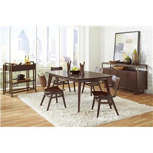 Pulaski Furniture Modern Harmony Formal Dining Room Group